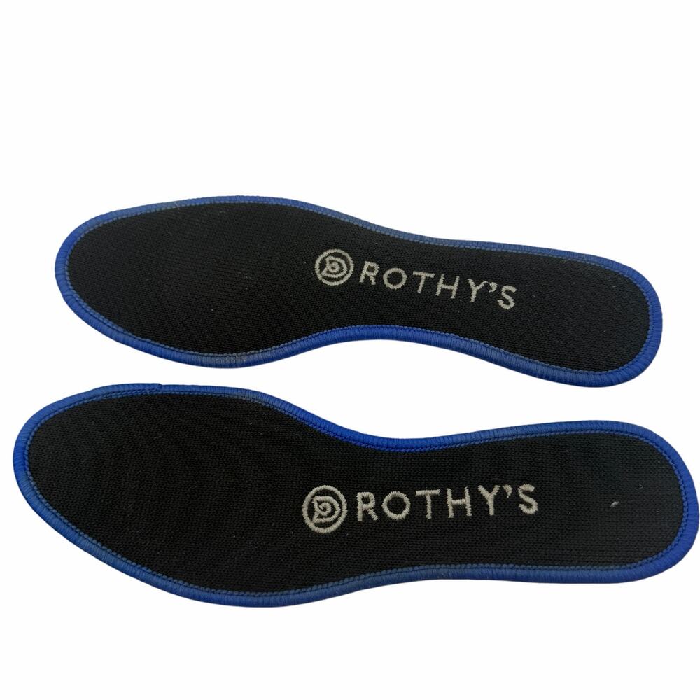Rothy’s The Flat Black Round Toe Slip On Size 6 Knit Comfort Classic‎ Washable - Picture 5 of 14